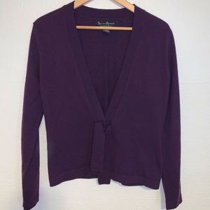 🦋Mercer & Madison Deep Purple Merino Wool C…